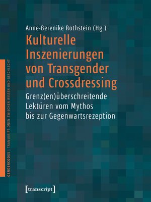 cover image of Kulturelle Inszenierungen von Transgender und Crossdressing